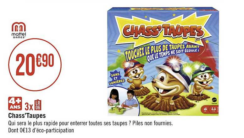 chass'Taupes mattel games
