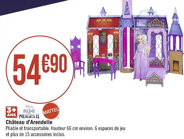 château d'arendelle disney la reine des neiges II mattel