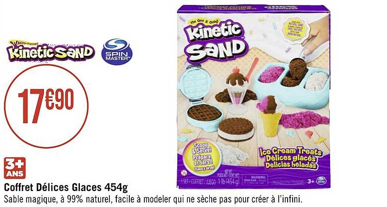 Coffret Délices Glaces 454g Kinetic Sand Spin Master