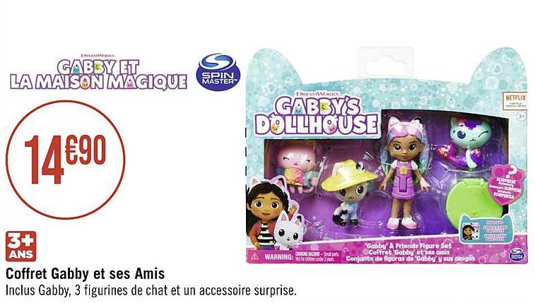 coffret gabby et ses amis spin master