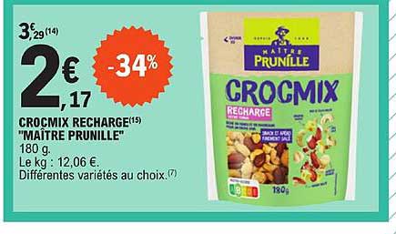 crocmix recharge "maître prunille"