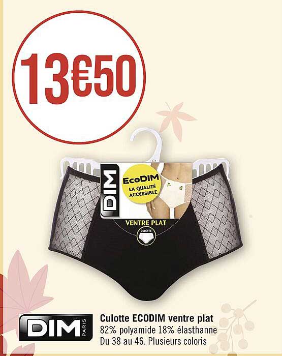 culotte ecodim ventre plat dim