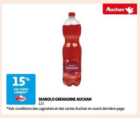 Diabolo Grenadine Auchan