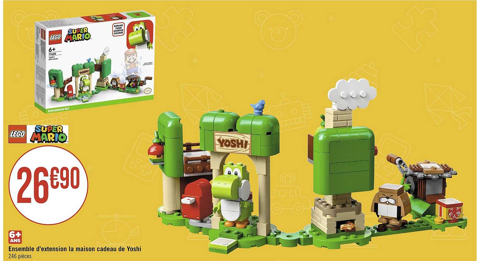 ensemble d'extension la maison cadeau de yoshi