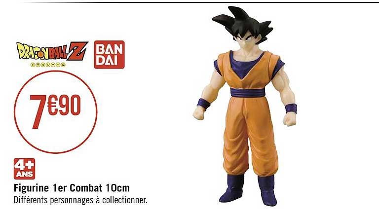 figurine 1er combat 10 cm dragon ball z bandai
