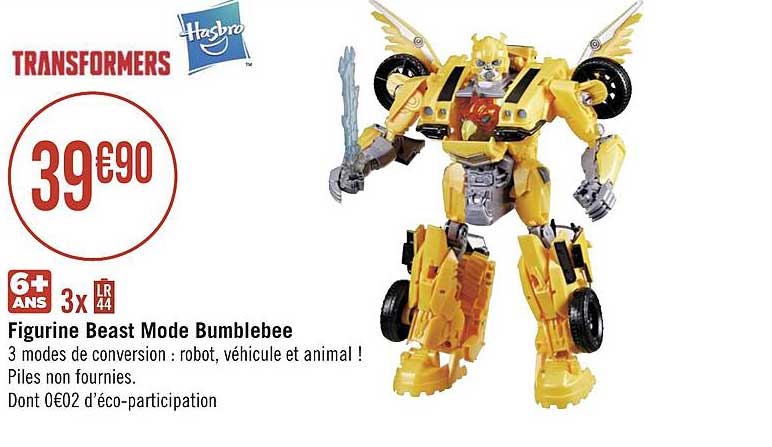 figurine beast mode bumblebee hasbro