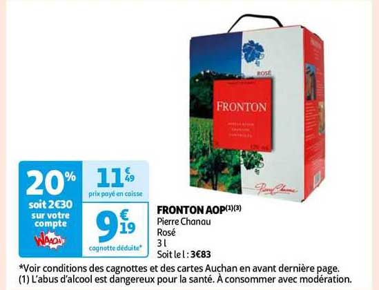 fronton aop pierre chanau rosé