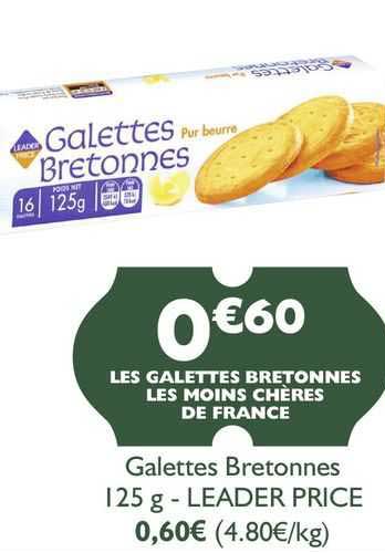 galettes bretonnes - leader price