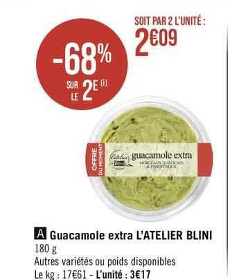 guacamole extra l'atelier blini