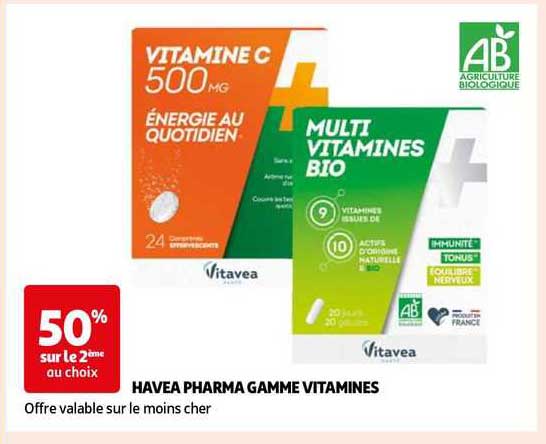 havea pharma gamme vitamines
