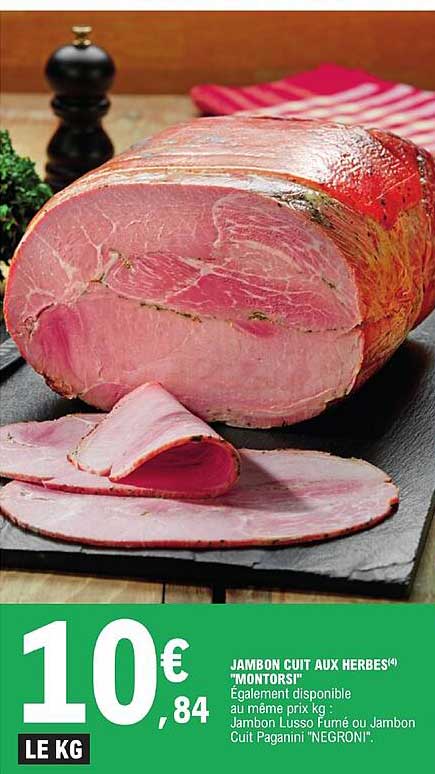 Jambon Cuit Aux Herbes "montorsi"