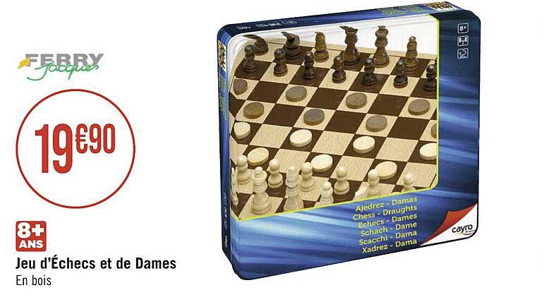 jeu d'échecs et de dames ferry jacques