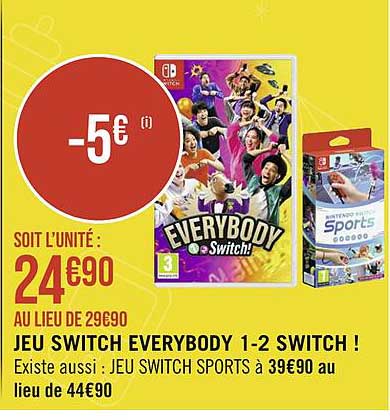 jeu switch everybody 1-2 switch !