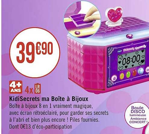 kidiSecrets ma boîte à bijoux