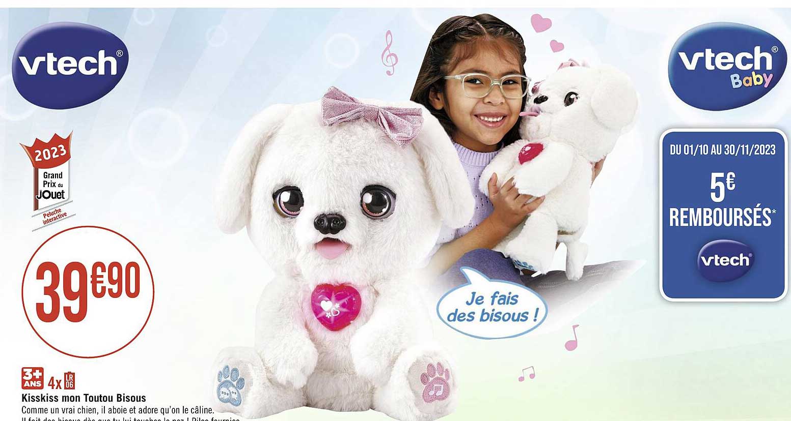 kisskiss mon toutou bisous vtech