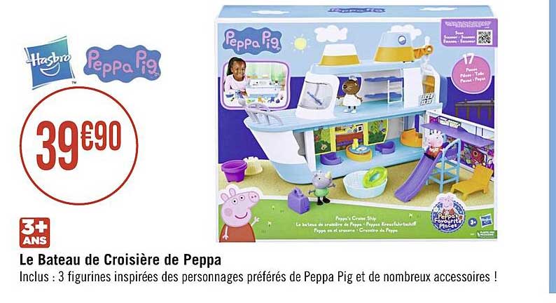 le bateau de croisière de peppa hasbro peppa pig