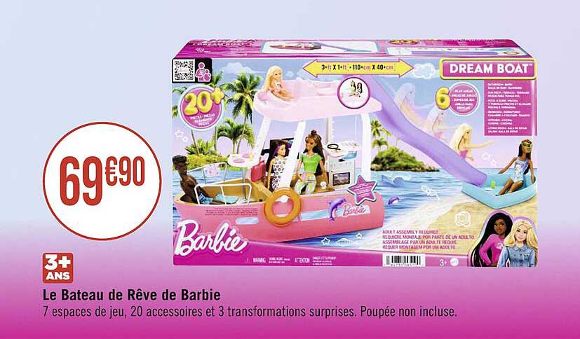 le bateau de rêve de barbie