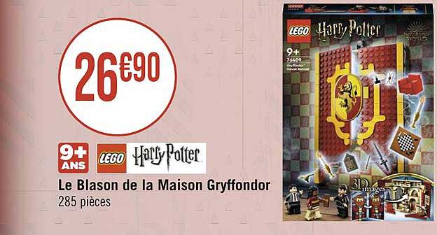 le blason de la maison gryffondor lego harry potter