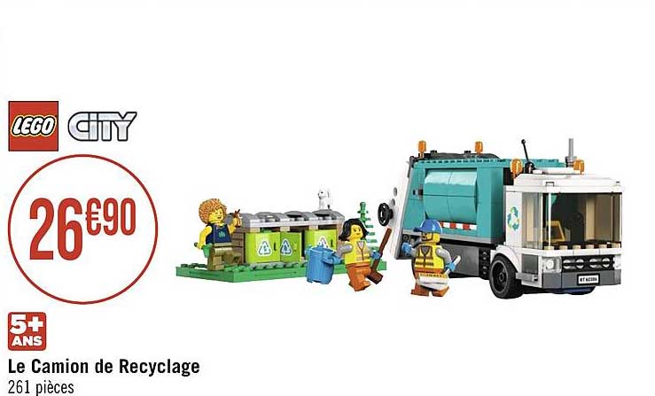 le camion de recyclage lego city
