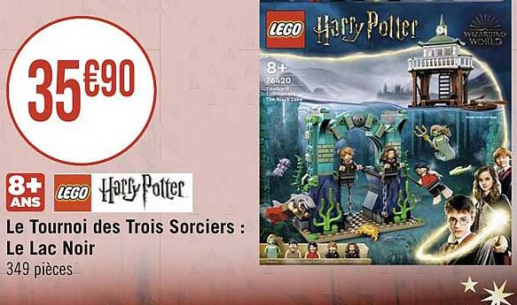 le tournoi des trois sorciers : le lac noir lego harry potter