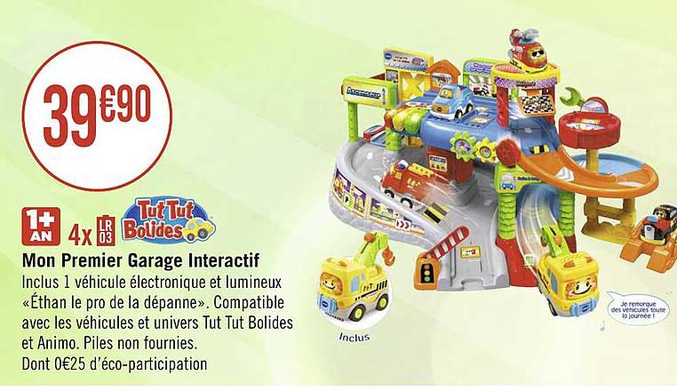 mon premier garage interactif tut tut bolides