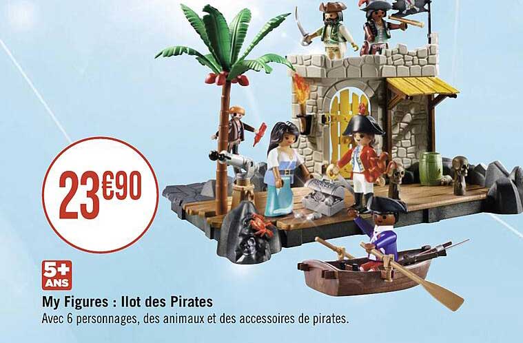 my figures : îlot des pirates
