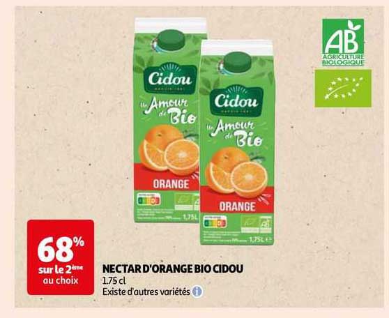 Nectar D'orange Bio Cidou