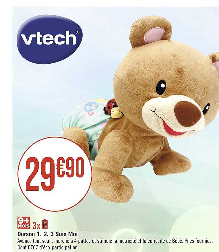 ourson 1, 2, 3 suis moi vtech
