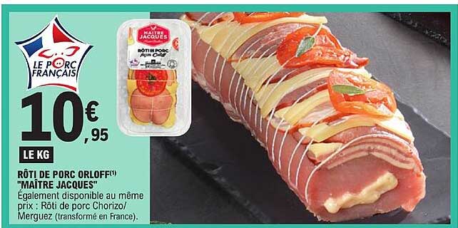 rôti de porc orloff "maître jacques"