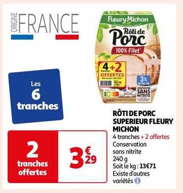 rôti de porc supérieur fleury michon