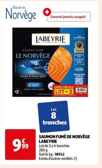 Saumon Fumé De Norvège Labeyrie