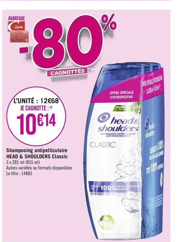 Shampooing Antipelliculaire Head & Shoulders Classic