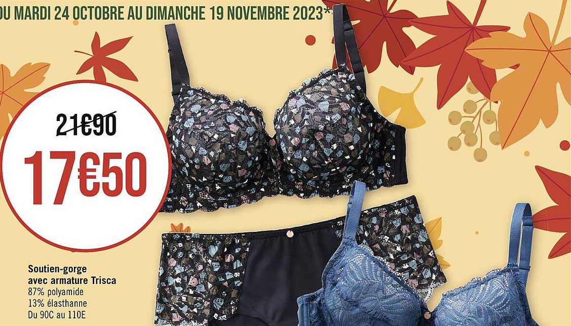 soutien-gorge avec armature trisca