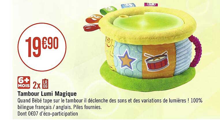 tambour lumi magique