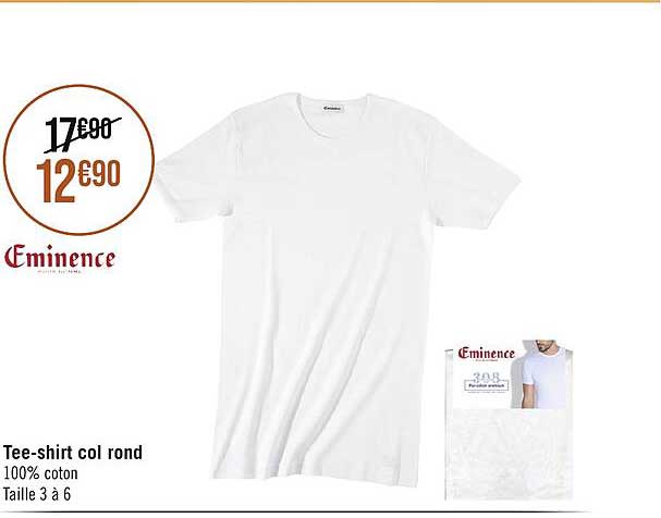 Tee-shirt Col Rond éminence