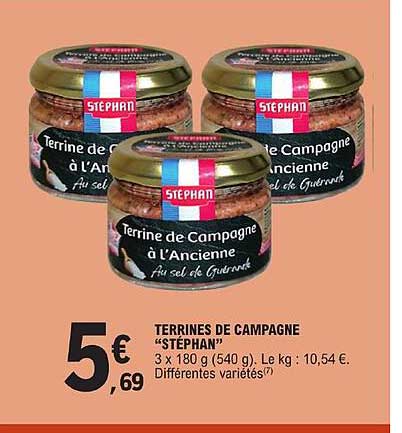 Terrines De Campagne "stéphan"