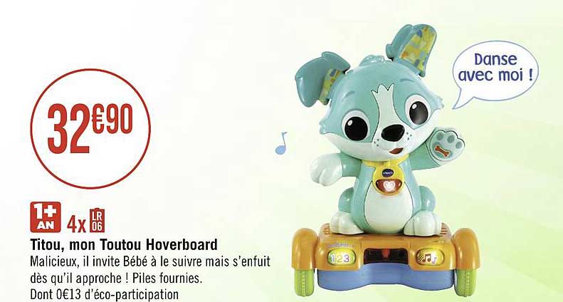 titou, mon toutou hoverboard