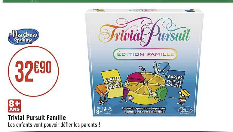 trivial pursuit famille hasbro gaming