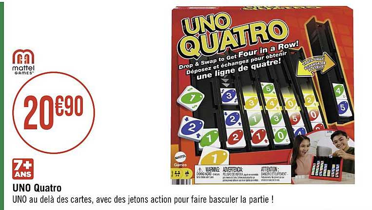 uno quatro mattel games