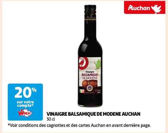 Vinaigre Balsamique De Modène Auchan