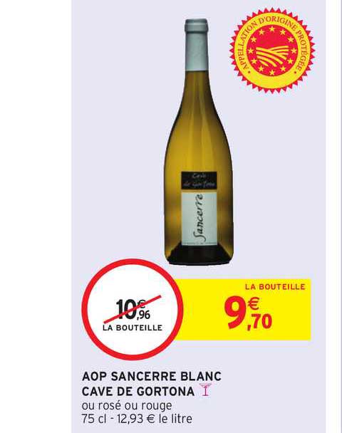 aoop sancerre blanc cave de gortona
