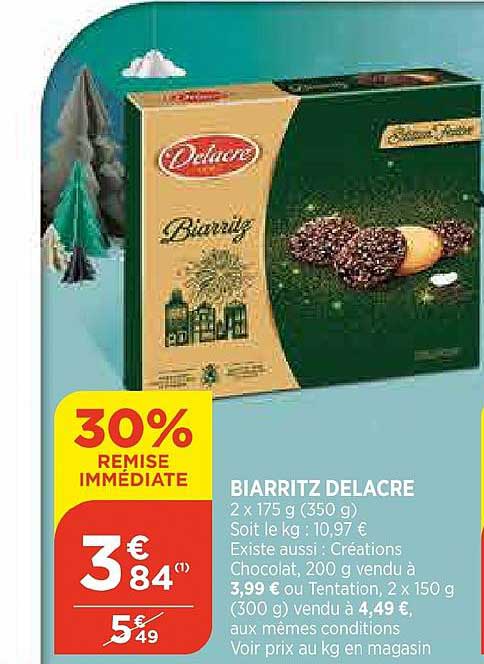 Biarritz Delacre 30% De Remise Immédiate