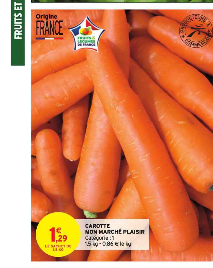 carotte mon marché plaisir