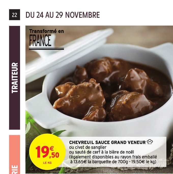 chevreuil sauce grand veneur