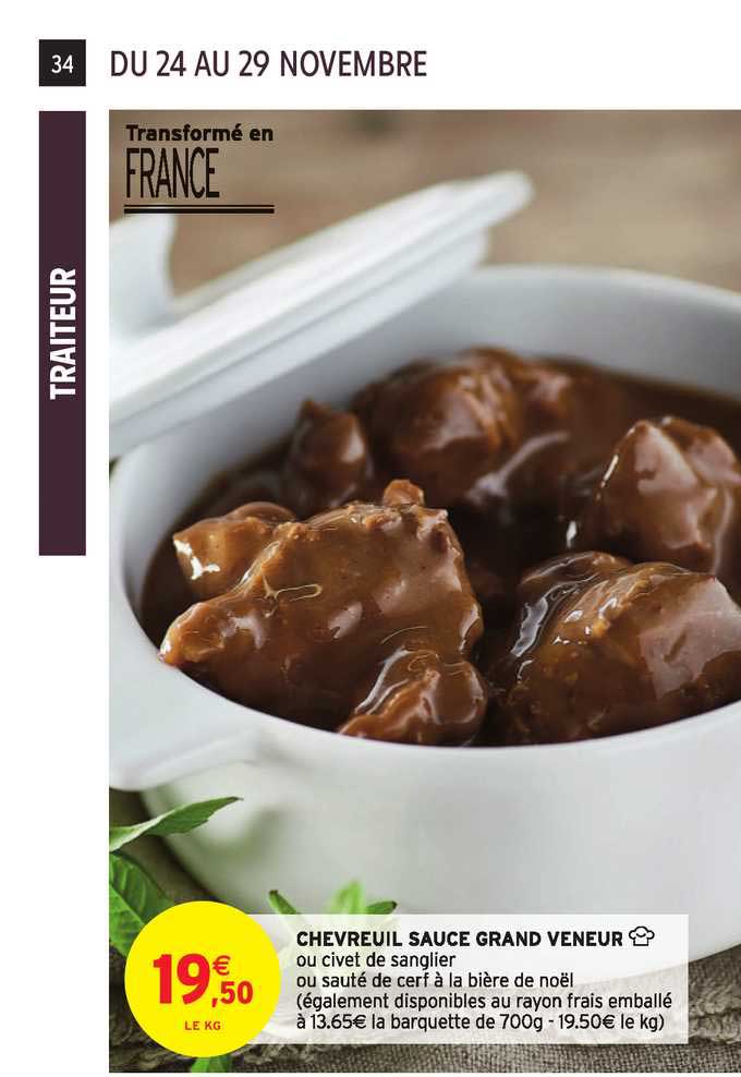 chevreuil sauce grand veneur