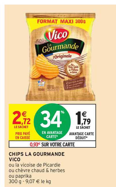 Chips La Gourmande Vico