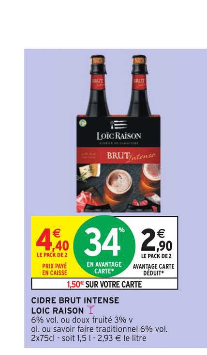 cidre brut intense loïc raison