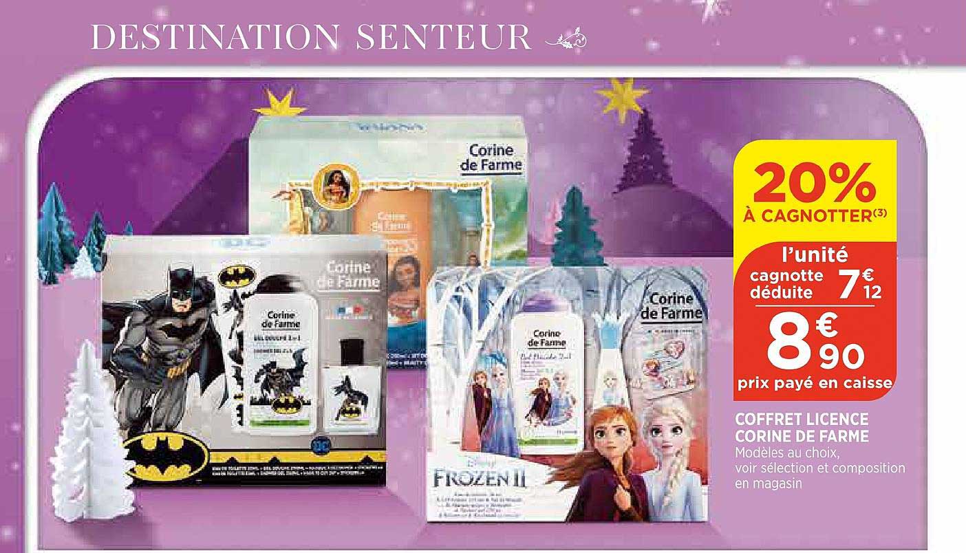 coffret licence corine de farme