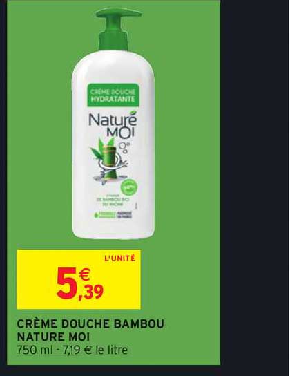Crème Douche Bambou Naturé Moi
