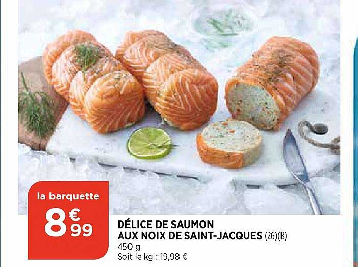 délice de saumon aux noix de saint jacques